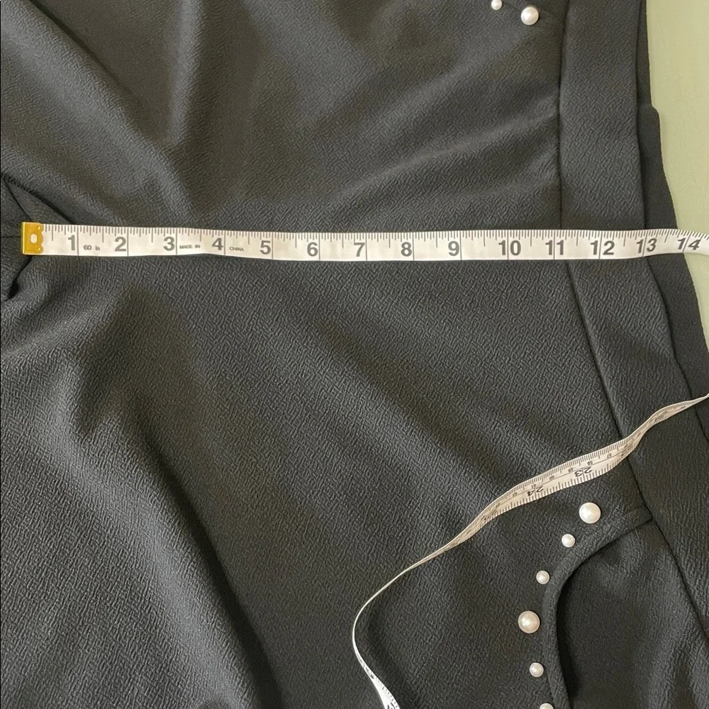 Black pants with Pearl Accents